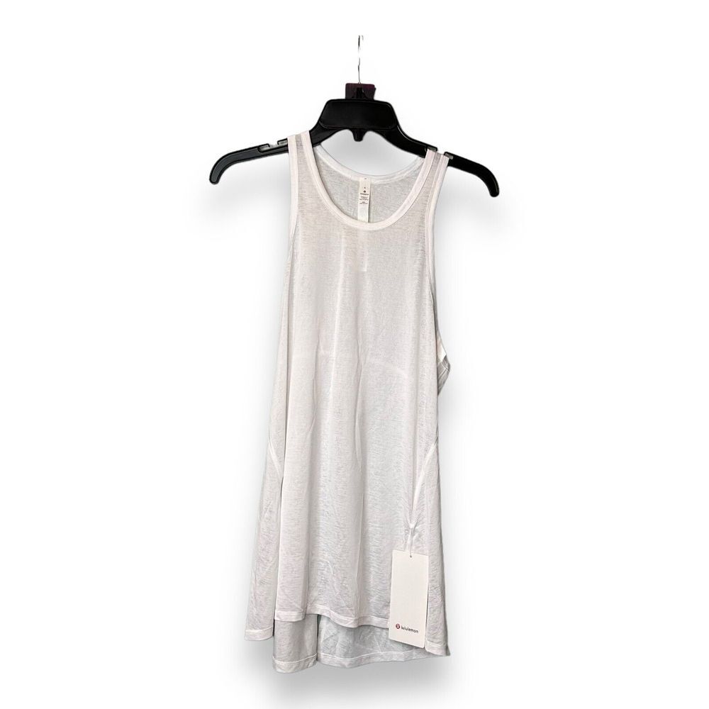 Lululemon Goal‎ Up Tank Women's Size 4 White Yoga